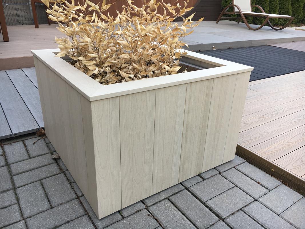 Timbermax kvetináč 2 - dosky Ivory T138
