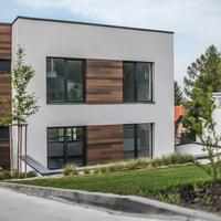 Odvetraná fasáda Timbermax z profilu T138 v troch odtieňoch - IPE,BANGKIRAI, MERANTI | 05